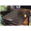 Image 2 : CHINESE HARDWOOD WRITING TABLE (37 1/2" X 31" X 19")