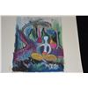 Image 2 : 1961 OIL PASTEL BY JAMES ROSEN TITLED "IN A HAWAIIAN GARDEN"; SIGNED (10" X 14")