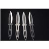 Image 2 : DEAD EYE THROWING KNIVES W/HOLDER (4 PCS)