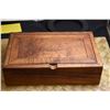 Image 2 : KOA JEWELRY BOX W/RING TRAY (12" X 7 1/2")