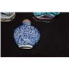 Image 2 : CHINESE CERAMIC CAT FIGURES & DRAGON SNUFF BOTTLE (3 PCS)