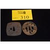 Image 1 : JAPANESE TSUBA'S, IRON & BRASS (2 PCS)