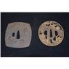 Image 2 : JAPANESE TSUBA'S, IRON & BRASS (2 PCS)