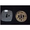 Image 3 : JAPANESE TSUBA'S, IRON & BRASS (2 PCS)