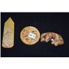 Image 2 : CHINESE STONE CARVINGS (MYTHICAL ANIMALS) (3 PCS)