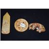 Image 2 : CHINESE STONE CARVINGS (MYTHICAL ANIMALS) (3 PCS)