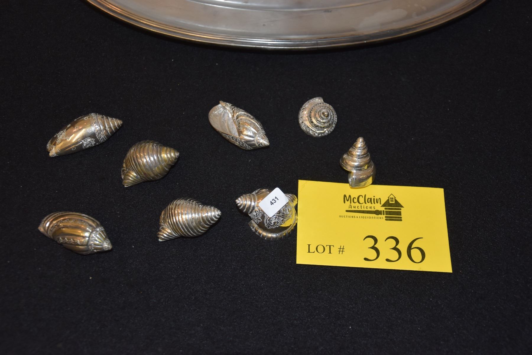 ASSORTED SILVER SHELLS (8 PCS) - McClain Auctions Hawaii
