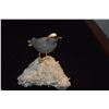 Image 2 : SEMI-PRECIOUS STONE BIRD SCULPTURES (2 PCS)