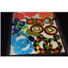 Image 3 : BOLD RESIN EARRINGS (12 PCS)