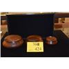 Image 1 : KOA COVERED BOWLS (3 SIZES) BY LARRY DE LUZ (3 PCS)