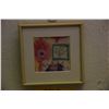 Image 2 : FRAMED PAINTING; SIGNED ON VERSO J.T. KURODA (6 1/4" X 6 1/4")