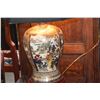 Image 2 : JAPANESE STYLE CERAMIC LAMP W/BLACK SHADE (29")