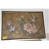 Image 1 : FRAMED FLORAL PAINTING; SIGNED (51" X 35 1/2")