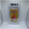 Image 2 : 1999 Topps Pokemon TV Tin Topper Bulbasaur 3/5 PSA 8