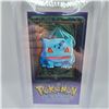 Image 3 : 1999 Topps Pokemon TV Tin Topper Bulbasaur 3/5 PSA 8