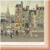 Image 2 : A French Street Scene by Delacroix, Michel