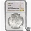 Image 1 : 1880-O Morgan Silver Dollar NGC AU58