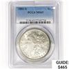 Image 1 : 1881-S Morgan Silver Dollar PCGS MS65