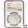 Image 1 : 1934-S Silver Peace Dollar NGC XF40