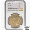 Image 1 : 1934-S Silver Peace Dollar NGC VF30