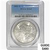 Image 1 : 1881-S Morgan Silver Dollar PCGS MS65