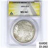 Image 1 : 1921-D Morgan Silver Dollar ANACS MS64