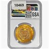 Image 2 : 1955 DOM.REP. 30 Pesos .8571oz. Gold NGC MS62