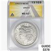 Image 1 : 1902 Morgan Silver Dollar ANACS MS62
