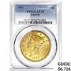 Image 1 : 1907 $20 Gold Double Eagle PCGS AU58