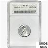 Image 1 : 1943-S Wheat Cent ANACS MS67