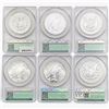 Image 2 : 2023 CAC [6] US Silver Dollars CAC MS/PR70