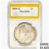 1884-CC Morgan Silver Dollar PGA MS66