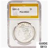1891-O Morgan Silver Dollar PGA MS63