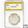 1821 Capped Bust Half Dollar PGA AU53