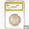 1824 Capped Bust Half Dollar PGA AU55
