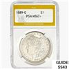 1889-O Morgan Silver Dollar PGA MS62+