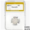 Image 1 : 1823/2 Capped Bust Dime PGA AU55