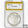 1883-CC Morgan Silver Dollar PGA MS66+