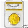 Image 1 : 1991-W $50 1oz Gold Eagle PGA PR70 DCAM