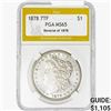 Image 1 : 1878 7TF Morgan Silver Dollar PGA MS65  REV 78