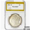 Image 1 : 1921-D Morgan Silver Dollar PGA MS67