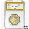 Image 1 : 1934 Walking Liberty Half Dollar PGA MS66 Texas