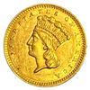 Image 1 : 1861 Rare Gold Dollar