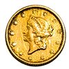 Image 1 : 1853 Rare Gold Dollar