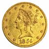 1854-S $10 1/4oz. Gold Eagle