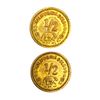 Image 2 : 1851 [2] Round California Gold Half Dollar