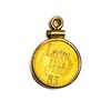 Image 2 : $1 Gold Love Token 14K Gold Bezel