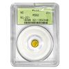 Image 1 : ND Round California Gold Quarter PCGS MS62 BG-221