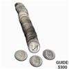 Image 1 : 1950's-1960's BU Roosevelt Mixed Date Dime Roll [5