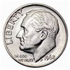Image 3 : 1950's-1960's BU Roosevelt Mixed Date Dime Roll [5